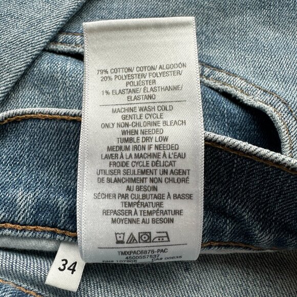 NWT Hudson Blake Slim Straight Jeans in Pacifica - 34" x 32" - Picture 9 of 9